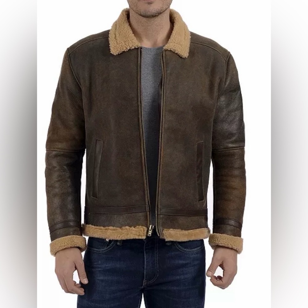 Frye Shearling Lamb Leather Jacket